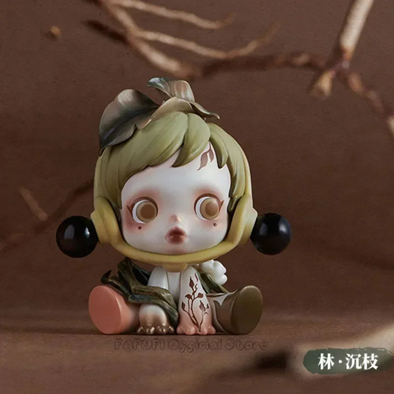 POP MART SKULLPANDA The Ink Plum Blossom Series Blind Box Mystery Box Guess Bag Toys Doll Cute Anime Figure Desktop Ornaments