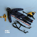KAI LAB 1/12 Scale Collectible Figure Jumpsuits Chest Bag Backpack Death Stranded Courier Work Clothes Fit 6" Action Figure Doll