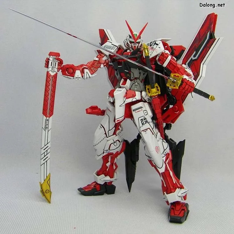 Bandai Gundam Model Kit MG Astray Red Frame Kai Action Figure Gunpla Building Kit Collectibles Anime Figures Toys For Boys Gift