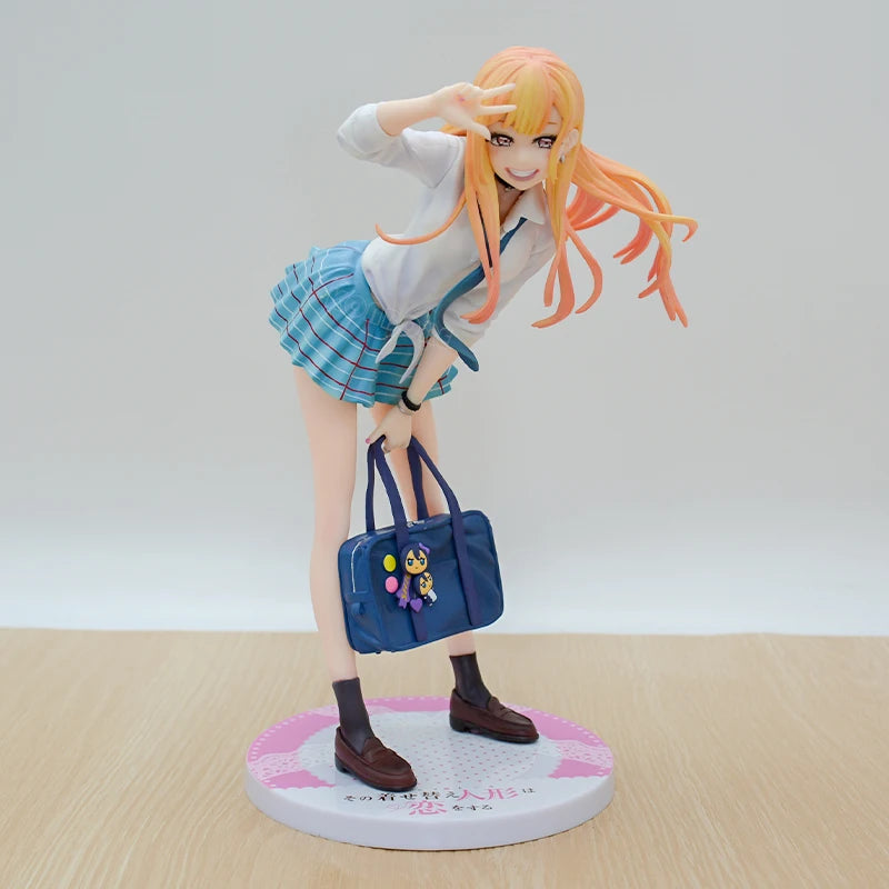 23cm My Dress-Up Darling Marin Kitagawa Swimsuit Anime Girl Figure Marin Kitagawa Bikini Action Figure Adult Sexy Model Doll Toy