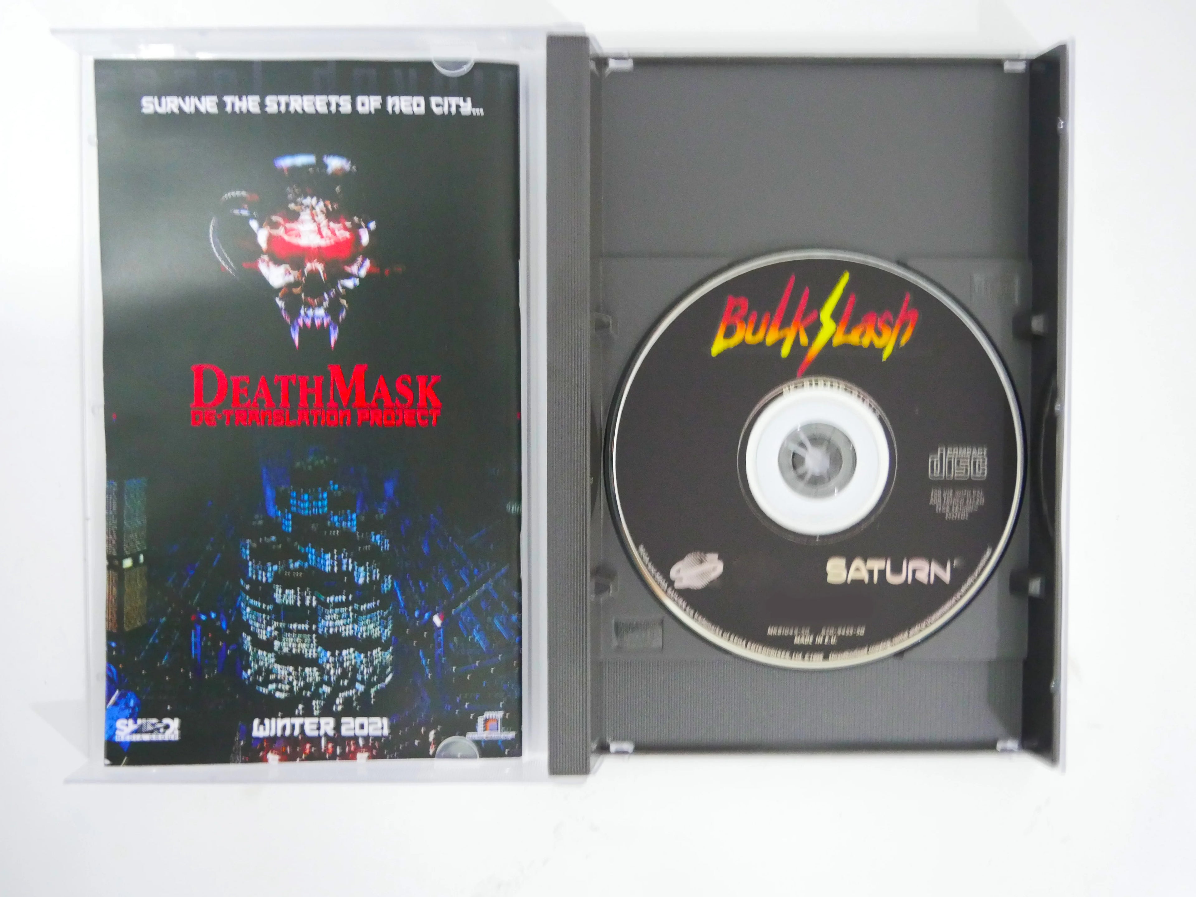 Saturn Copy Disc Game Bulk Slash With Manual Unlock SS Console Game Optical Drive Retro Video Direct Reading Game