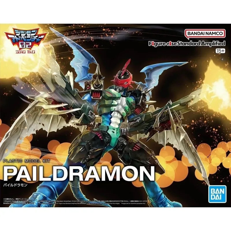 Original Bandai Digimon Adventure WarGreymon Omegamon Beelzebumon Gallantmon Alphamon Paildramon Action Figure Model with box