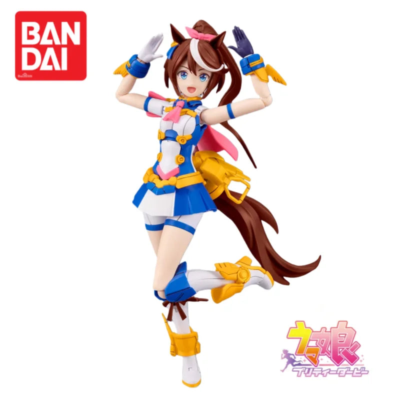 Original Genuine Bandai Anime 30Ms Umamusume Pretty Derby Tokai Teio Machine Girl Action Figure Model Kits Gift for Kid In Stock