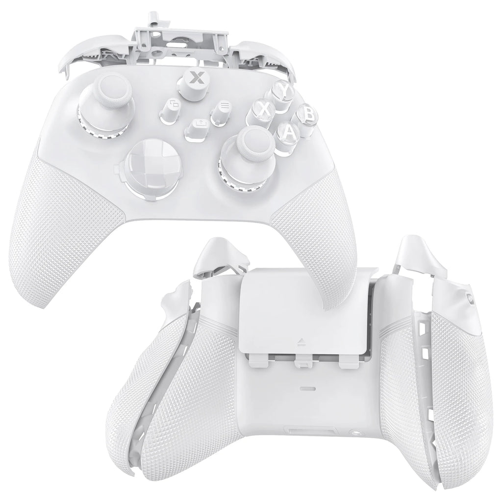 eXtremeRate ASR-Version, vollständiges Set an Shell-Tasten für Xbox Core Controller (Xbox Series X &amp; S Controller) – Diamantstrukturiertes Schwarz