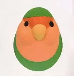Chubby Glowing Bird Series Gashapon Toys Acacia Parrot White Java Sparrow Love Bird Q Verison Action Figure Model Ornament Toys