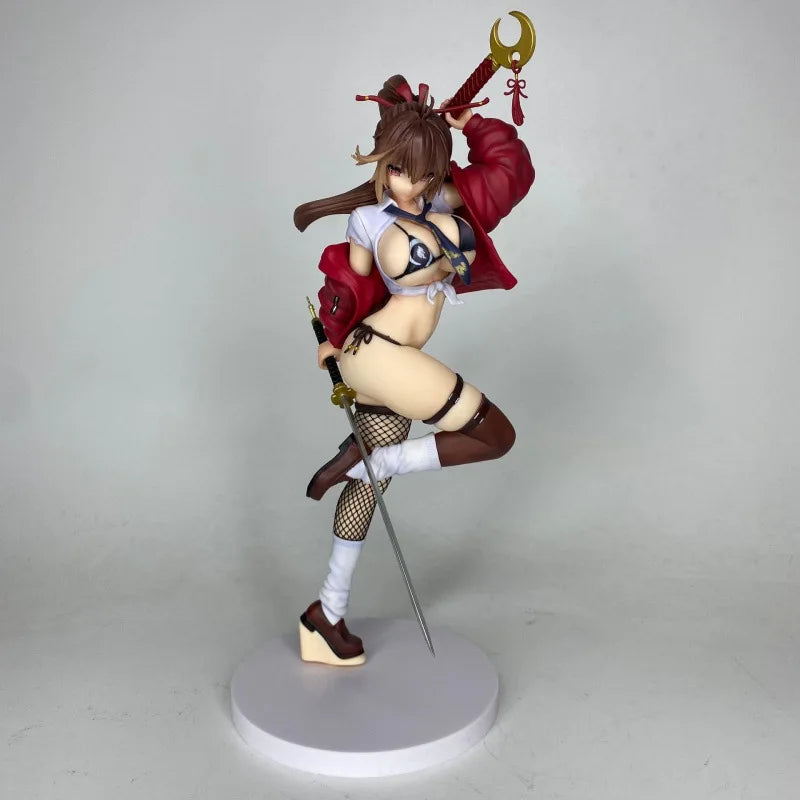 Anime Figure Double Katana Secret Nitoryu Bishoujo Special Edition Pvc Collectible For Adult Otaku Collection Desktop Display