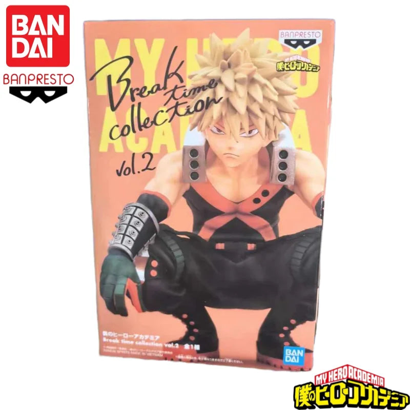 In Stock Original Bandai Banpresto My Hero Academia Bakugou Katsuki Anime Characters Model Toy Birthday Present Garage