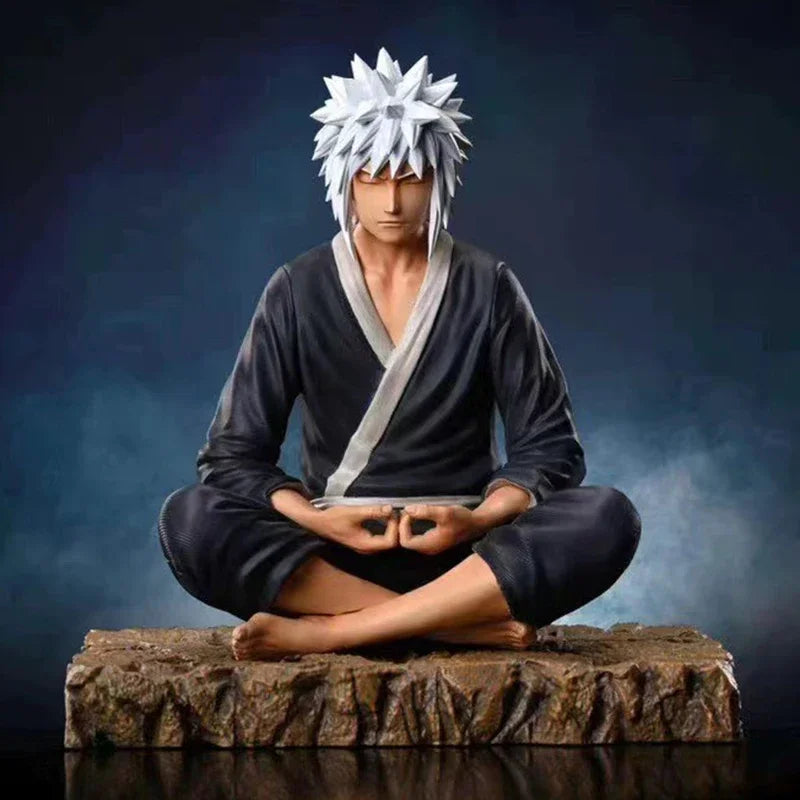 15cm Anime Jiraiya Shippuden Figurine Model GK Naruto Action Figure LF Jiraiya Figures Sitting Statue PVC Collectible Dolls Toys