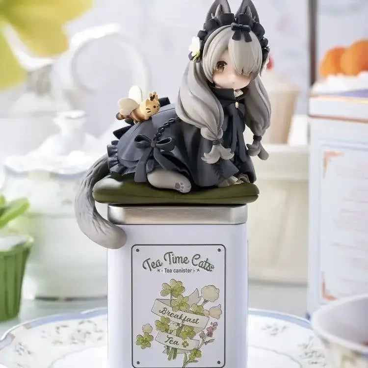 RIBOSE DLC Starshadowmagic Tea Party Cat Girl Dragen-Li PVC Anime Girl Figure Lovely Toy Statue Collection Model Doll Gifts