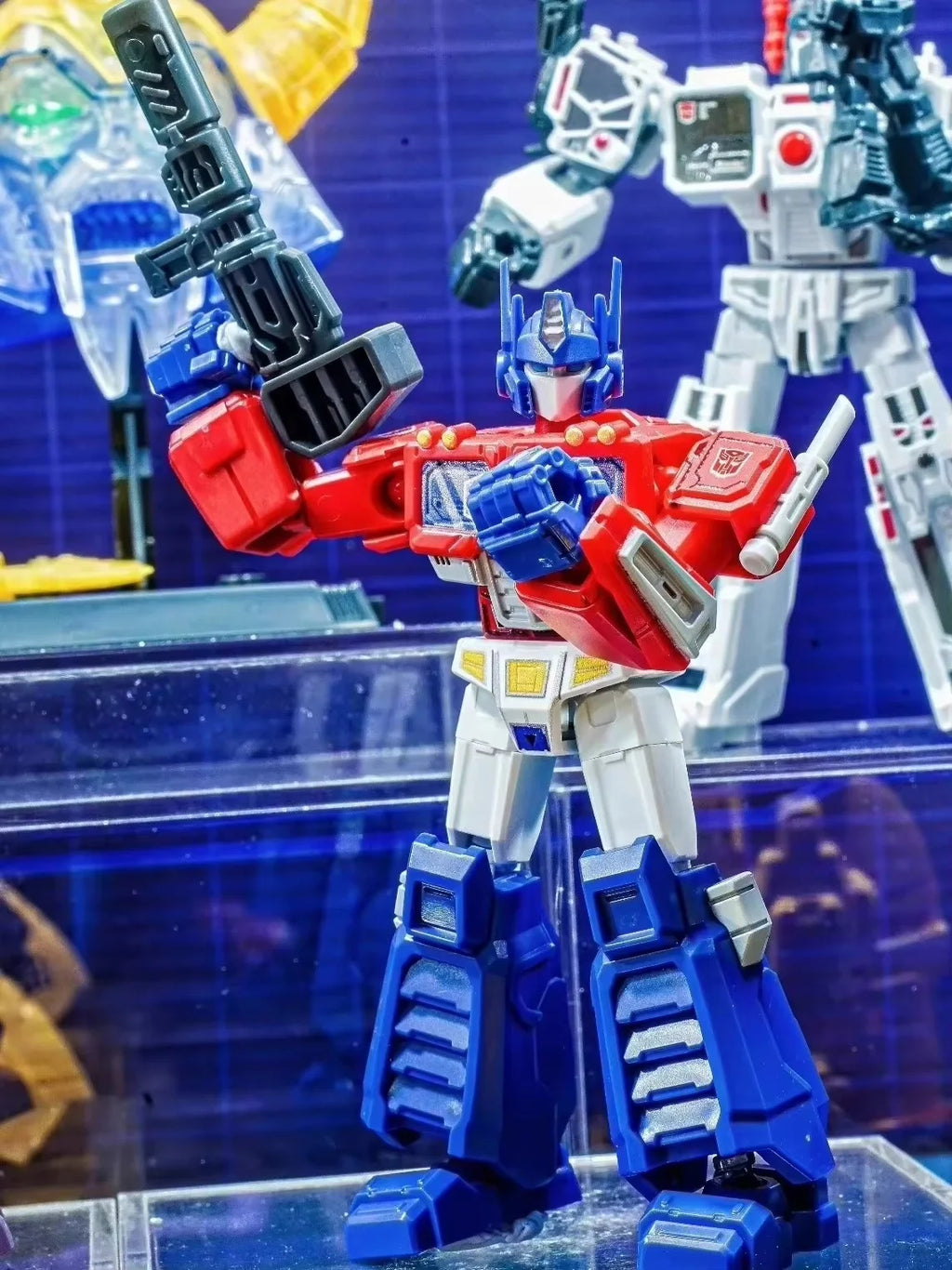 Blokee Transformation Unicron Galaxy Vol 8 Action Figures Blind Box Blitzwing Hot Rod Metroplex Sludge Dinobot Car Boy Gift