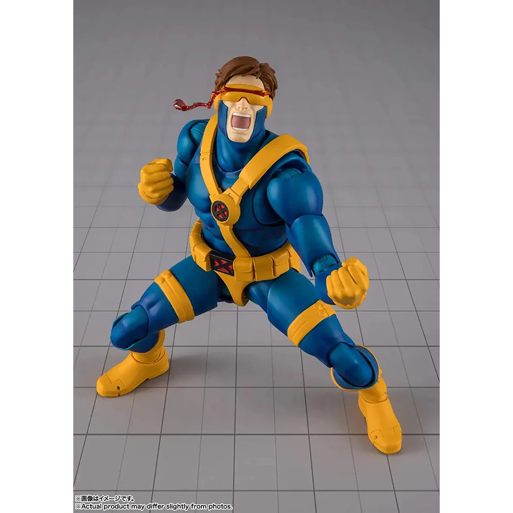 In-Stock Original BANDAI S.H.Figuarts X-Men Cyclops (Gamerverse) 14.5cm Collectible Action Comic Figure Model Ornament Toy Gifts
