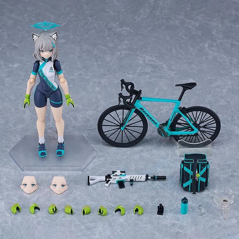 In Stock MAX Factory Original FIGMA 644 Sunawashi Shirako Cycling DX Edition Action Figure Model Gift for Kid Foam Box Packaging