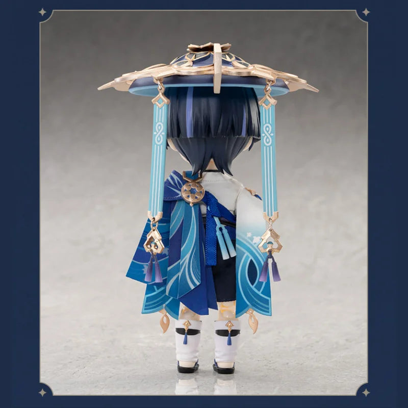 Original Genshin Impact 1/12 Wanderer Action Figure,Bjd Joint Movable Doll Balladeer Scaramouche Collection Toy Gift Anime Goods