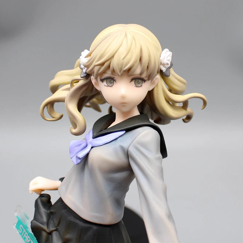 25cm 13 Sentinels: Aegis Rim Fuyusaka Iori Lovely Beautiful Girl Figure Model Statue Collection Desktop Decoration Ornament Gift