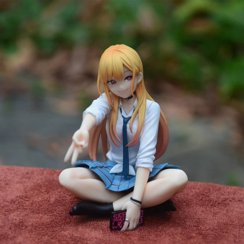 23cm My Dress-Up Darling Marin Kitagawa Swimsuit Anime Girl Figure Marin Kitagawa Bikini Action Figure Adult Sexy Model Doll Toy