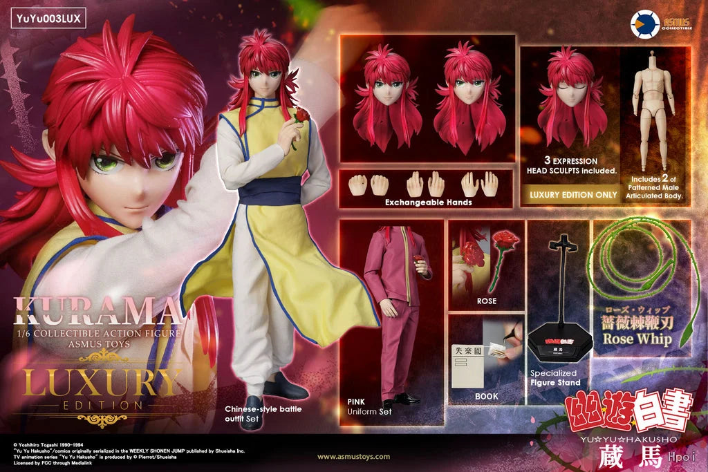 【MT】Original Asmus Toys YuYu Hakusho Kurama 1/6 Action Figure Toy Model