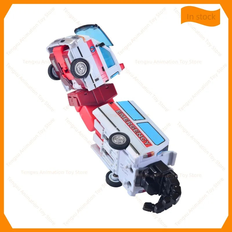 In Stock MMC Deformation Toys OX PS-21A Ambulance Toy Color Patron Saint Combination Big Power Hand