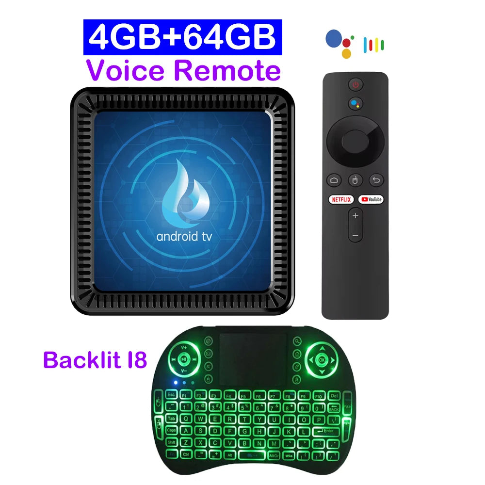 Smart TV Box Q17 Android 14 Allwinner H313 Google Assistant Bluetooth5.4 Dual Wifi 4GB 8GB 32GB 64GB 128GB Very Fast Set Top Box