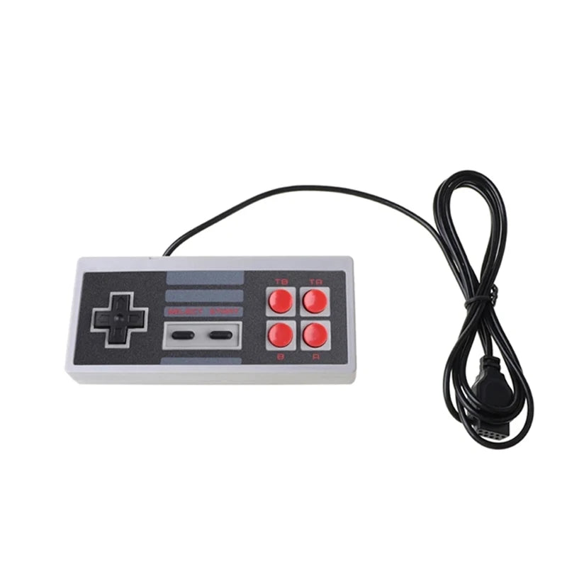 4 Button Controller Gamepad For 8 Bit Retro Video Game Consoles Mini Stick NES Game Wireless Red And White 2.4G Wireless