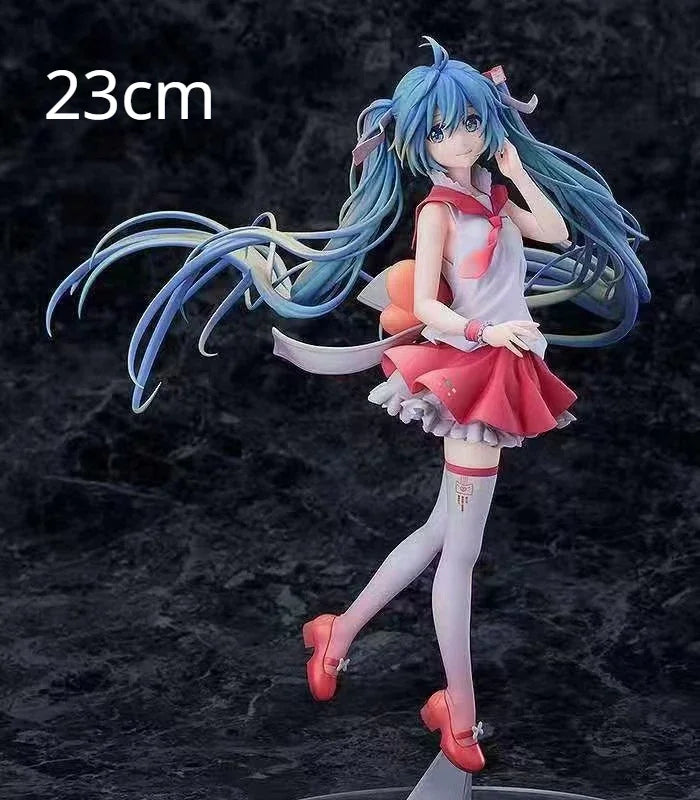 New hatsune miku Hatsune Anime Figures Collecting Summer Bikini Sweet Girl PVC Action Figures Glow Dancer Model Toys