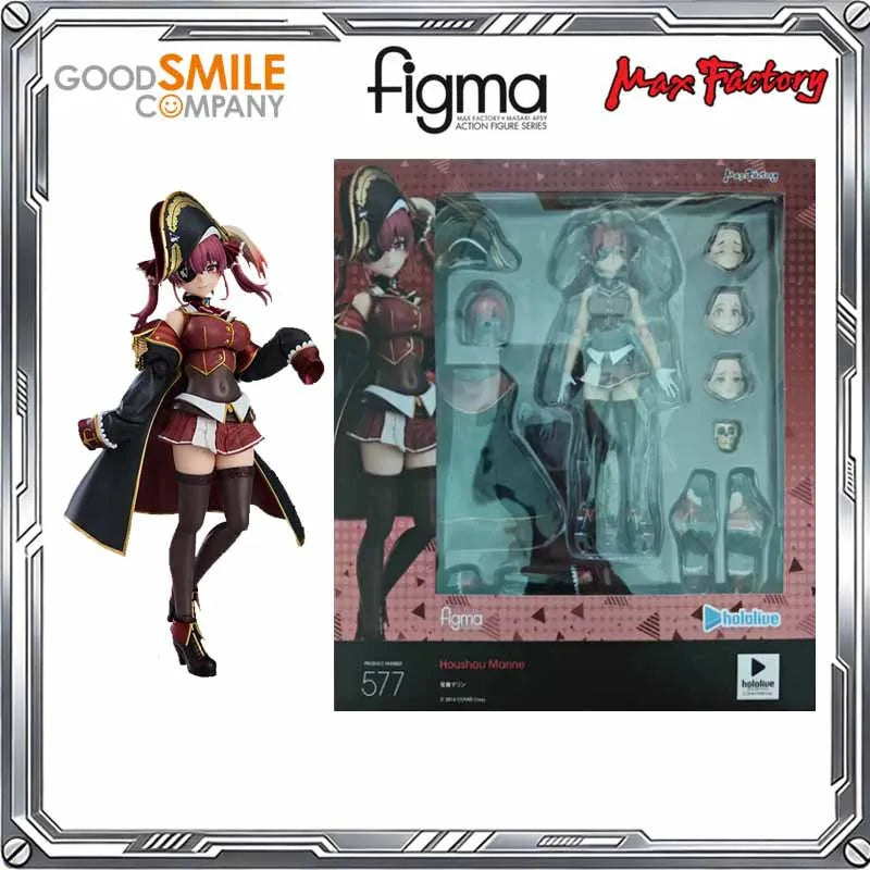 Good Smile Genuine Max Factory figma hololive Anime Hoshimachi Suisei Gawr Gura Shiragane Noel Mori Calliope Action Figure Toys
