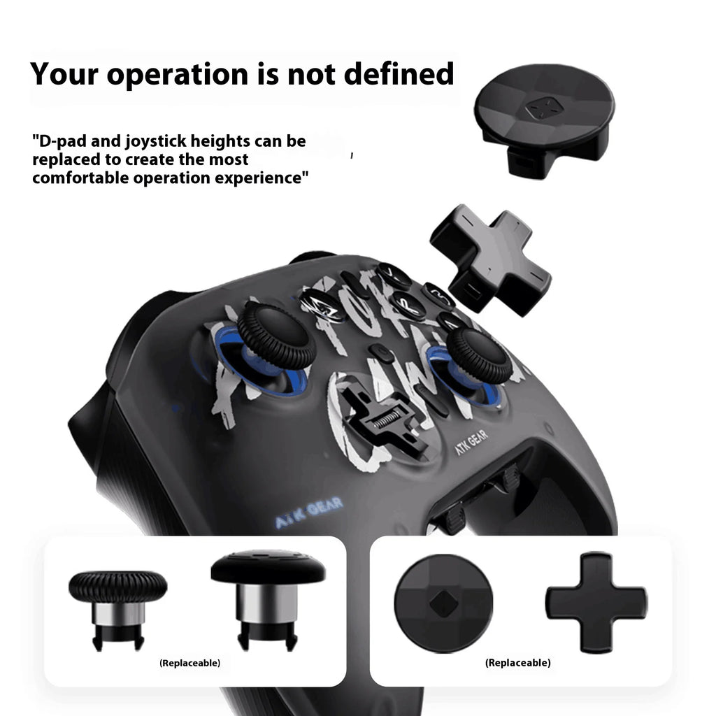 ATK Tomahawk Wireless Game Controller Tri-Mode 1000Hz Return Rate Gampad for Switch2 Pc XBox NS2 Android IOS Hall Rocker/Trigger