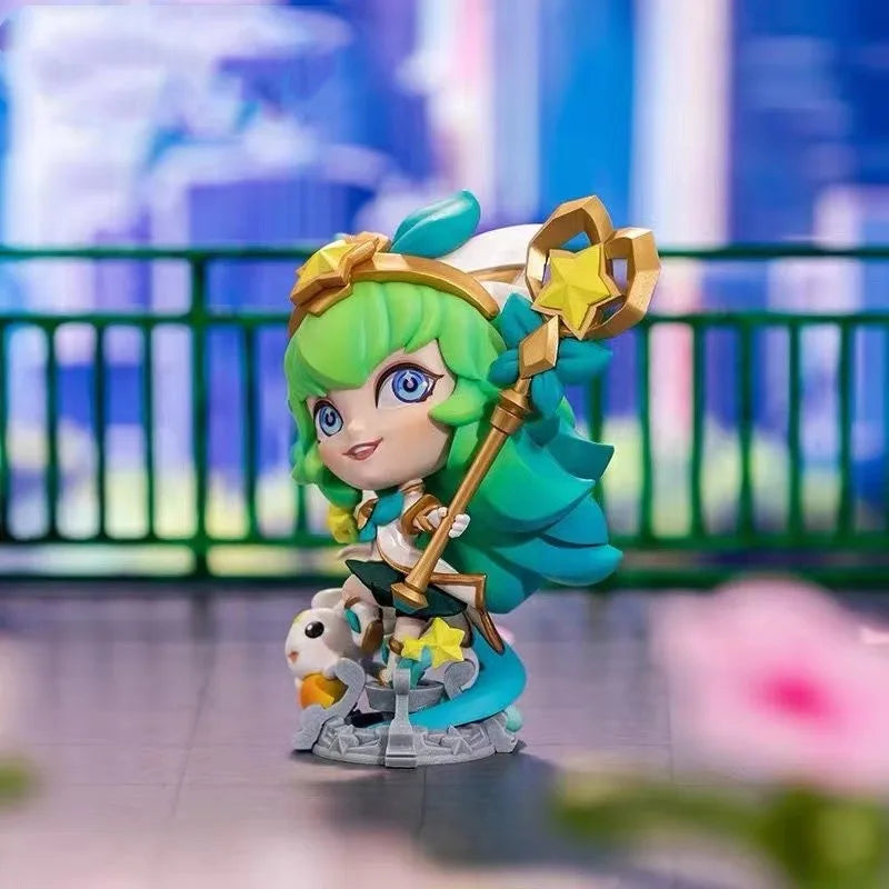 New Original League Of Legends Lulu Star Guardian Medium Statues The Fae Sorceress Anime Figures Toys Game Gifts Pvc Action Gift