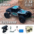 LDRC LD18499 1:18 4x4 4WD RC Car Remote Control Climbing Toy Vehicle Model for Boys Gift Off-Road Capable Scale Toy Car