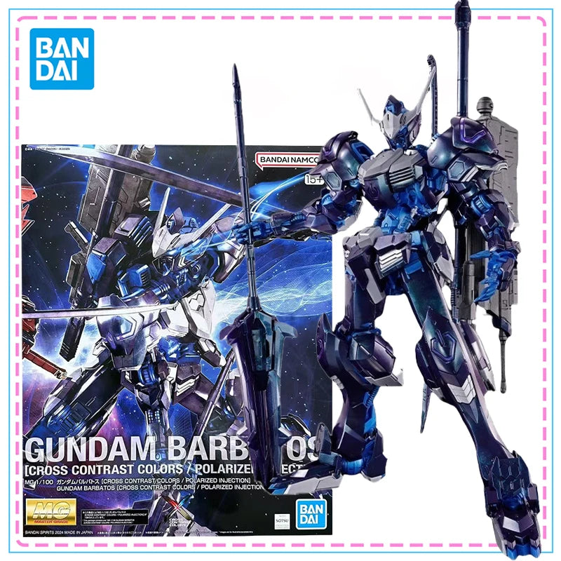Bandai MG 1/100 GUNDAM BARBATOS CROSS CONTRAST COLORS Action Figure PB Original Genuine Gundam Model Kit Anime Figures Toys