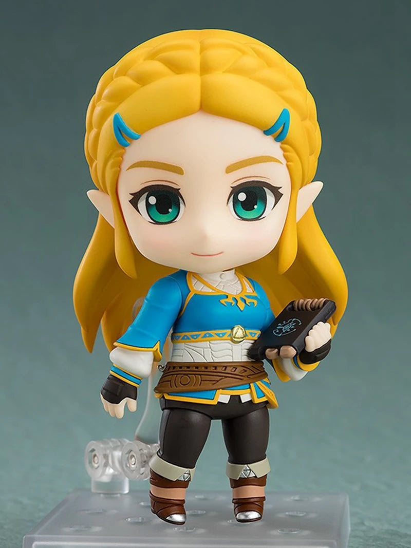 10cm #1212 The Legend of Zelda:Breath of The Wild Zelda Action  Figure #733-DX Link Anime Figure PVC Collection Model Doll Toys