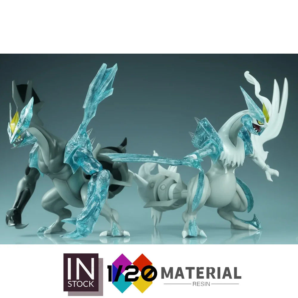 [In Stock]1/20 Resin Scale World [WONDER] – Black Kyurem & White Kyurem Huge Split2