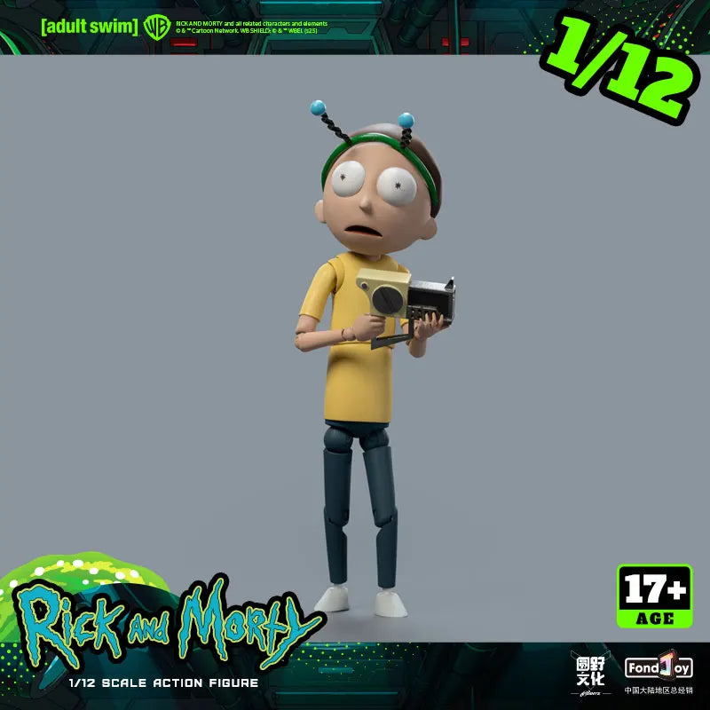 In Stock Fondjoy Original Rick And Morty Action Figure Model Toys 1/12 Rick And Morty Movable Model Toy Collectible Gift