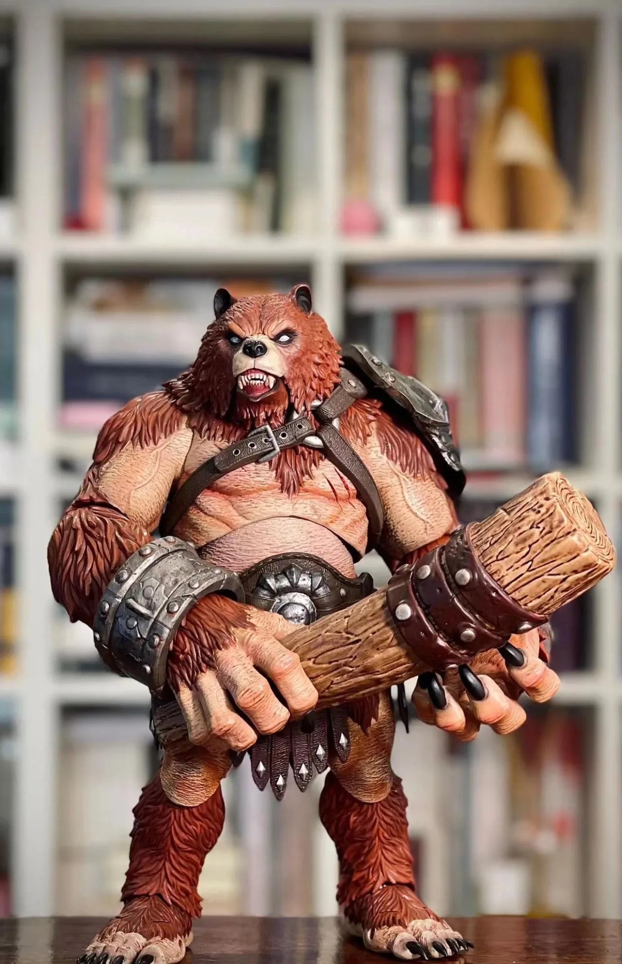 MemoryToys 1/10 Adventurer's World Berserker Bear Men Model Full Set 23cm Druid Animal Giant Panda Action Figure Toys Fans Gifts