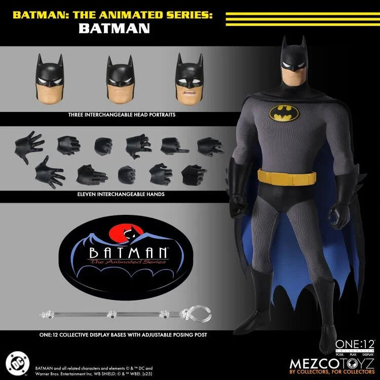 In Stock Ant MEZCO One:12 DC Comics Batman Action Figure Toy Collection Gift
