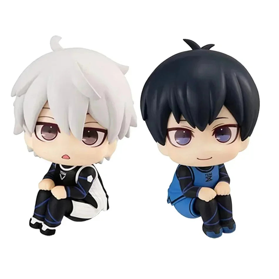 BLUE LOCK Action Figures Isagi Yoichi Bachira Meguru Anime Figure Q Version Figurine Collectible Model Children Toys Doll Gifts