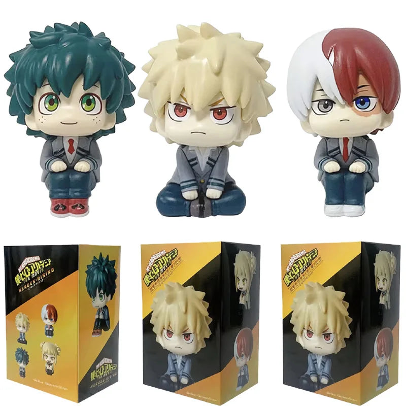 2026 Anime Figure cute Midoriya Izuku Figurine Bakugou Katsuki action figure Look up figure mini cute Toys Collectible doll Gift