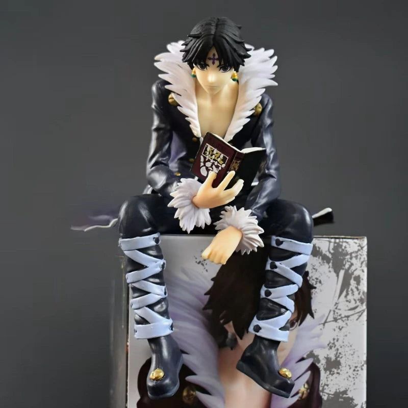 15cm Hunter×Hunter Anime Figure Phantom Troupe Chrollo Action Figure Killua Figurine Collection Noodle Stopper Model Toys Gift