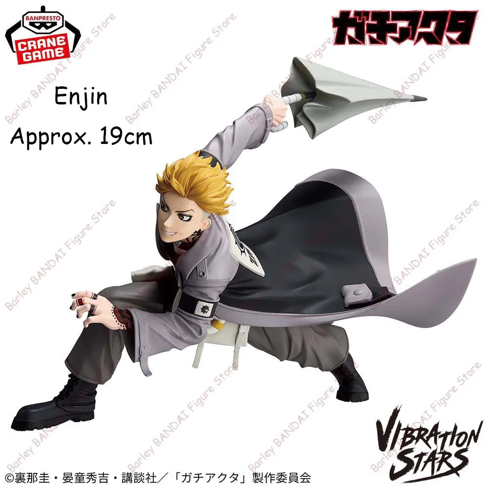 Original In Stock BANPRESTO Gachiakuta VIBRATION STARS Riyo Enjin Anime Action Figures Boxed Model Toys Holiday Gifts For Kids
