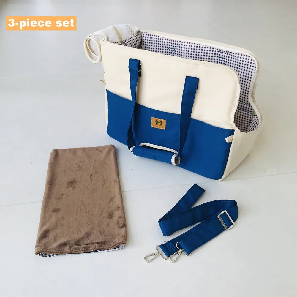 Hundeautositz, Hunde-Booster-Autositz, Katzentragetasche, Katzenbett für kleine Hunde, Katzen, Haustier-Autositz mit Polster und Gurten für Hunde und Katzen