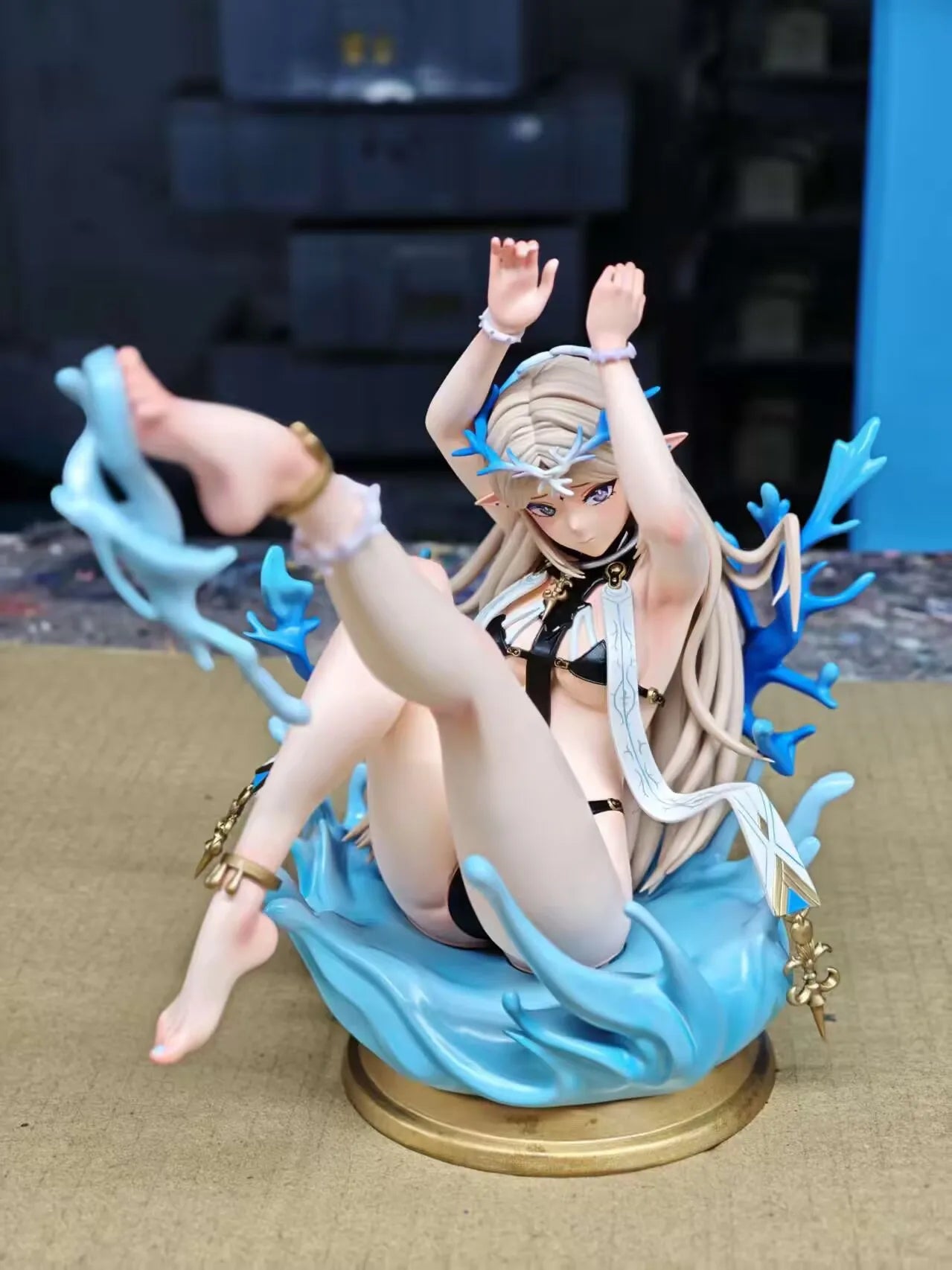 20cm Wuthering Waves Cartethyia Anime Figure Model Statue Desktop Decoration Gift