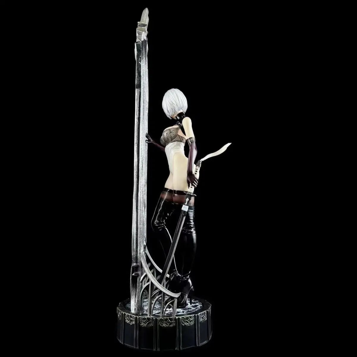 ADS Studio NieR: Automata statue series NieR Mirror 2B Double-headed  Domineering Maid anime Can Favorite PVC model figurine