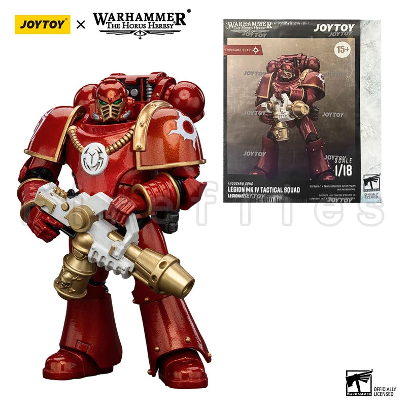 1/18 JOYTOY Action Figure The Horus Heresy Thousand Sons Legion MK IV Tactical Squad Khenetai Occult Cabal Librarian Consul