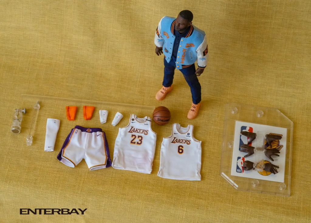 In Stock ENTERBAY 1/9 NBA LeBron James MM-1210 Action Figure Collection Series