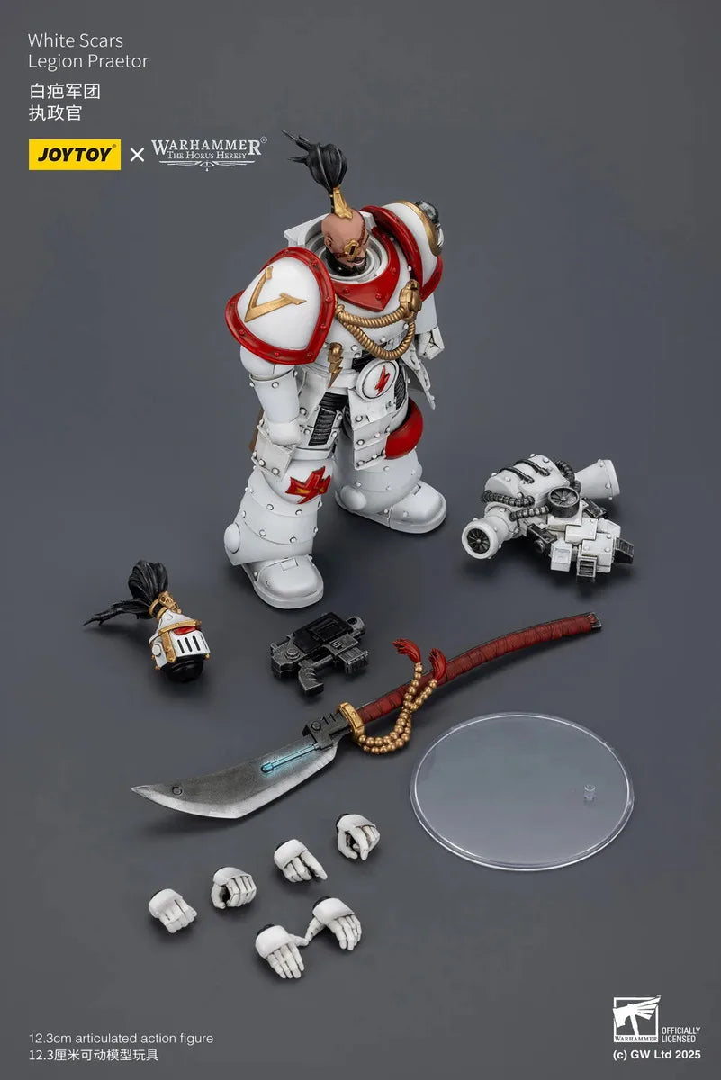 JOYTOY Warhammer 40000/40k The Horus Heresy White Scars Legion Praetor Action Figure Doll Decoration Gift Collection Model