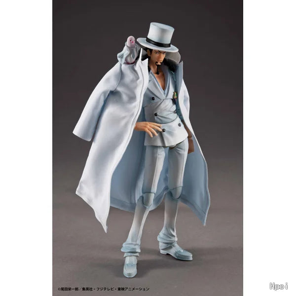 MegaHouse Variable Action Heroes Figure【ONE PIECE】Rob Lucci Monkey D. Luffy Gear 4 Boundman, Articulated Collectible Figure