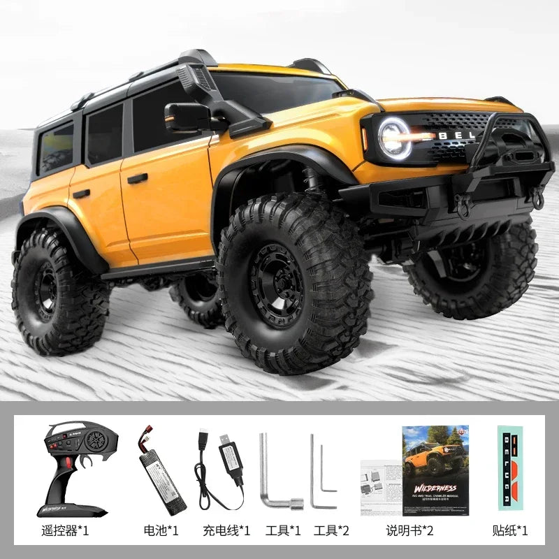 RC Crawler 1/10 Rc кола 4WD RTR HB R1001 с LED 2.4G електрическо дистанционно управление Rock Buggy офроуд превозно средство Rc коли за възрастни
