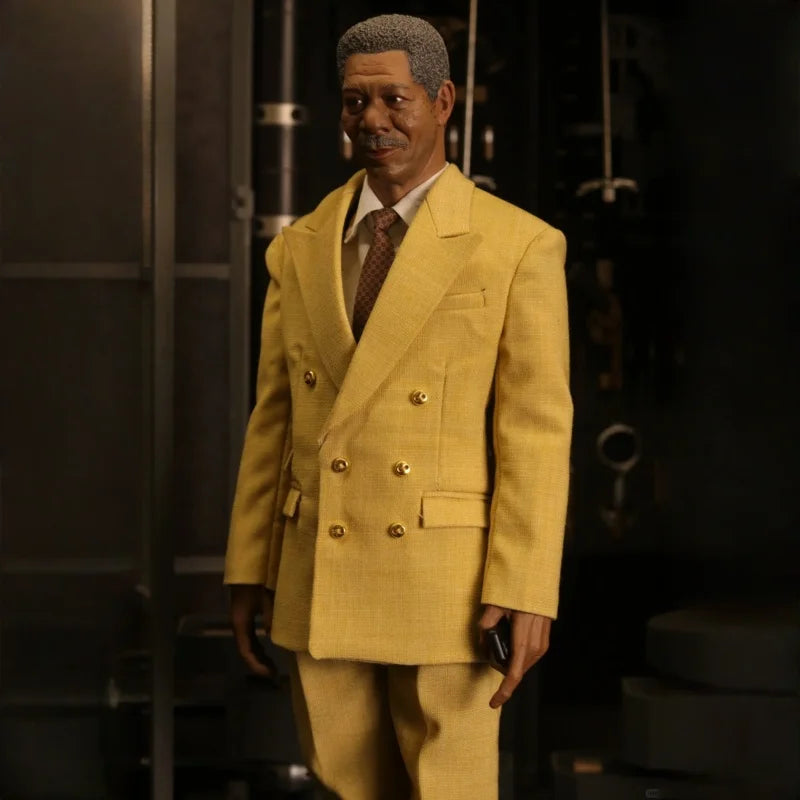 Giao Toys The Dark Knight Rises Cto Lucius Fox G003 Action Figure Pvc Model Collection Accessories Toy Gift Decoration Ornaments