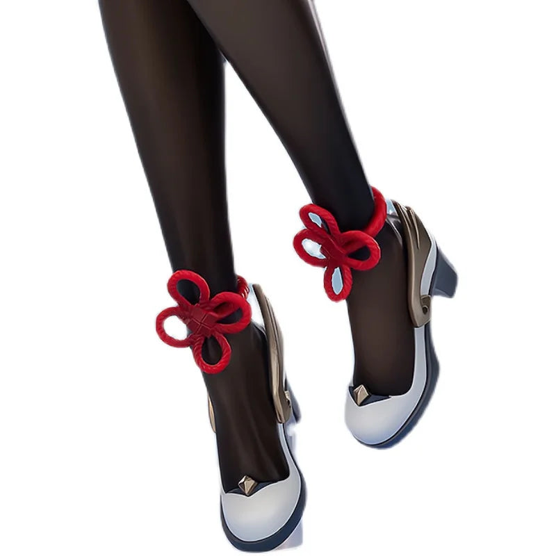 22.5CM Игра Genshin Impact Аниме Фигурка Ganyu Plenilune Gaze 1/7 Мащаб Екшън Фигурка Колекция Модел Кукла Играчки Косплей Подаръци