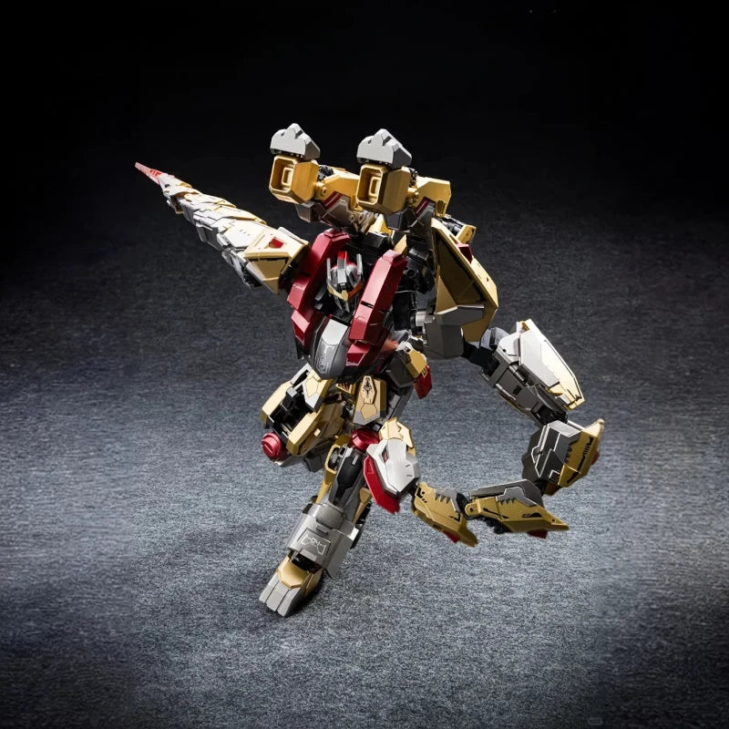 18cm TA-HYl003 Brontosolid Transformable Combineable Action Figure Alloy Frame Mecha Collectible Model Toy Desktop Ornament Gift