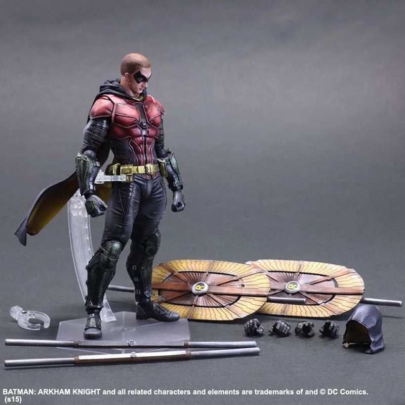 Play Arts Batman Arkham Knight Robin PVC Action Figure Collectible Model Toy Gifts For Friends
